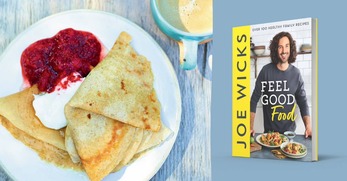 Header for Wholegrain Crêpes with Strawberry Chia Jam